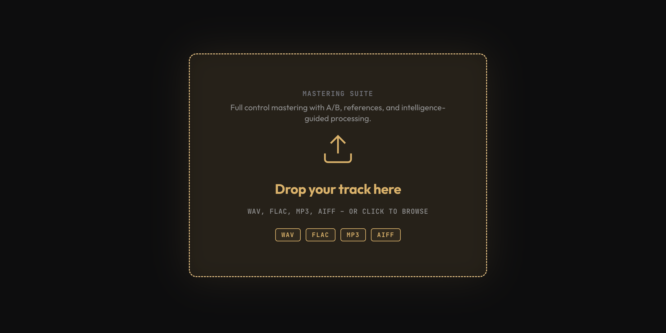 Empty drop zone state